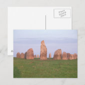 Ales Stenar 'Ship Setting' Steinkreis Postkarte (Vorne/Hinten)