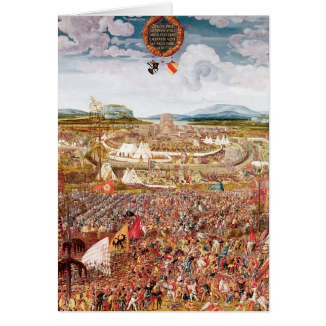 Alesia belagerte durch Julius Cäsar (Vorne)