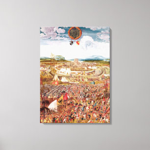 Alesia Besieged von Julius Cäsar Leinwanddruck