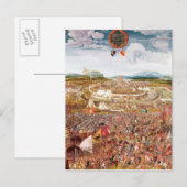 Alesia Besieged von Julius Cäsar Postkarte (Vorne/Hinten)