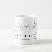 Alessandra-Peptidnamen-Tasse Kaffeetasse (Mittel)