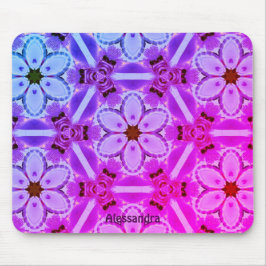 ALESSANDRA ~Ribbons Bows Pattern ~ Personalisiert  Mousepad
