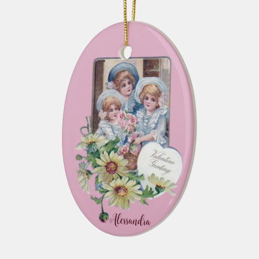 ALESSANDRA ~ VALENTINE EGG ~ 1908 ~ KERAMIK ORNAMENT (Links)