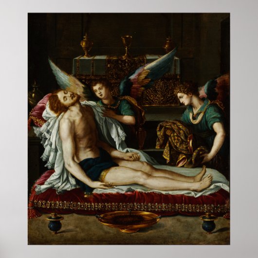 Alessandro Allori - Leib Christi verkündet Poster (Vorne)