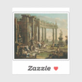 Alessandro Magnasco - Bacchanale Aufkleber (Blatt)