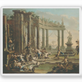 Alessandro Magnasco - Bacchanale Aufkleber