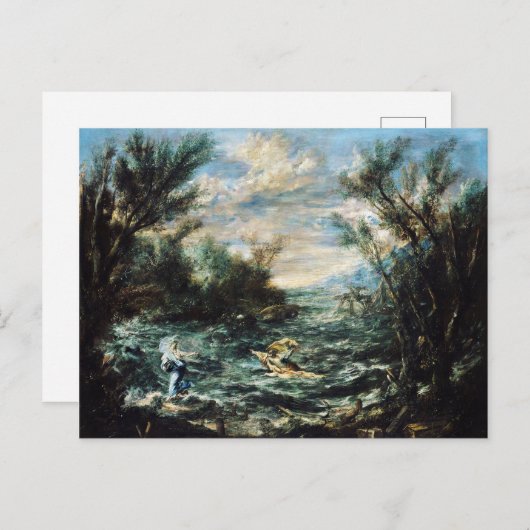 Alessandro Magnasco Christus am Meer von Galiläa Postkarte (Vorne/Hinten)