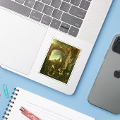 Alessandro Magnasco - Christus und die Samariter W Aufkleber (Laptop mit iPhone)