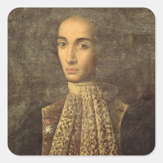 Alessandro Scarlatti Quadratischer Aufkleber (Vorderseite)