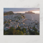 Alesund Norwegen Feiertagspostkarte (Vorderseite)