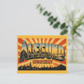 Ålesund Norwegen Jugendstil Postkarte (Stehend Vorderseite)
