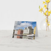 Alesund Norwegen Karte (Gelbe Blume)