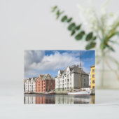 Alesund Norwegen Postkarte (Stehend Vorderseite)