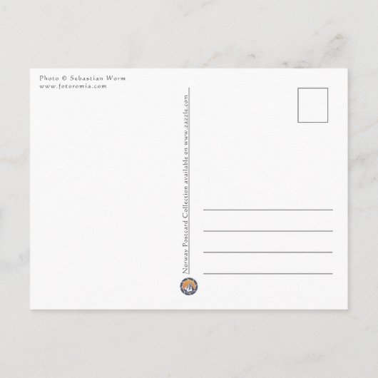 Alesund Norwegen Postkarte (Rückseite)