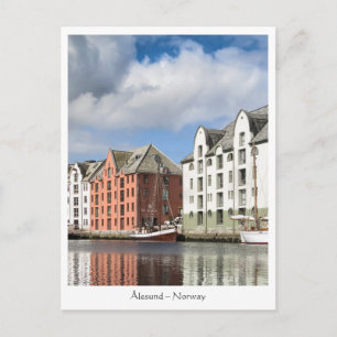 Ålesund Norwegen Reise Foto Postkarte
