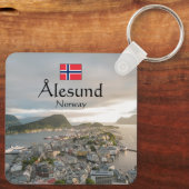 Alesund Norwegen Schlüsselanhänger (Rückseite)