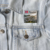 Alesund Norwegen Souvenir Button (Beispiel)