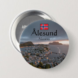 Alesund Norwegen Souvenir Button