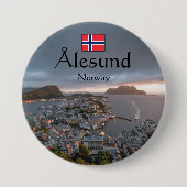 Alesund Norwegen Souvenir Button (Vorderseite)
