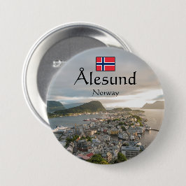 Alesund Norwegen Souvenir Button