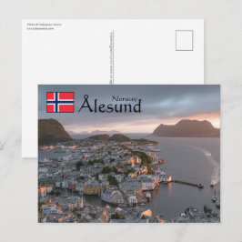 Alesund Norwegen Souvenir Postkarte
