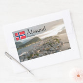 Alesund Norwegen Souvenir Rechteckiger Aufkleber (Umschlag)