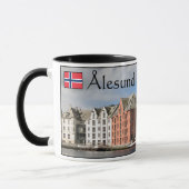 Alesund Norwegen Souvenir Tasse (Links)