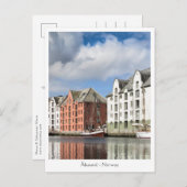 Alesund Norwegen Travel Foto Postkarte (Vorne/Hinten)