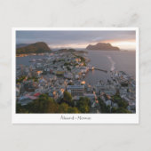 Alesund Postkarte (Vorderseite)