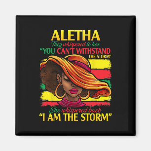 Aletha Vorname Familienname Schwarze Geschichte Mo Magnet