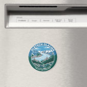 Aletschgletscher Schweiz Magnet (In Situ (Geschirrspüler))
