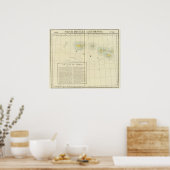 Aleusianische Inseln, Asien 38 Poster (Küche)