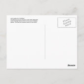 Aleusischer Fox mit sonnigen Ausdrücken Postkarte (Rückseite)