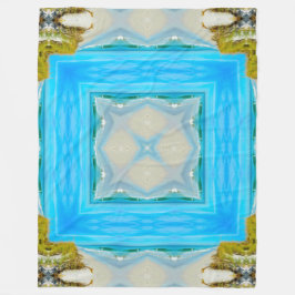 Aleut gebürtige Stammes- Geist-KüstenMandala Fleecedecke