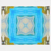 Aleut gebürtige Stammes- Geist-KüstenMandala Fleecedecke (Vorderseite (Horizontal))