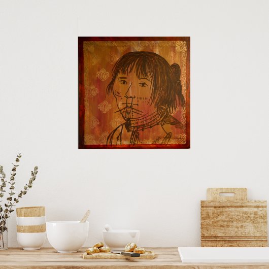 Aleut Madonna Poster (Küche)