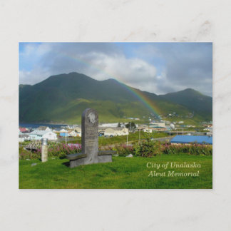 Aleut Memorial in Unalaska Postkarte