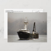 Aleutian No. 1, Crab Boat in Dutch Harbour, Alaska Postkarte (Vorne/Hinten)