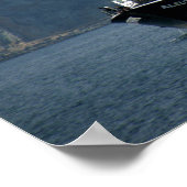 Aleutian Spray, Crab Boat im niederländischen Hafe Poster (Ecke)