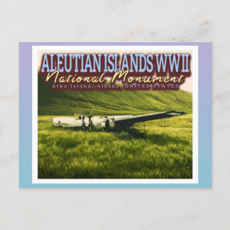 ALEUTISCHE INSELN WW2 NATIONALES MONUMENT - ALASKA POSTKARTE