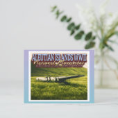 ALEUTISCHE INSELN WW2 NATIONALES MONUMENT - ALASKA POSTKARTE (Stehend Vorderseite)