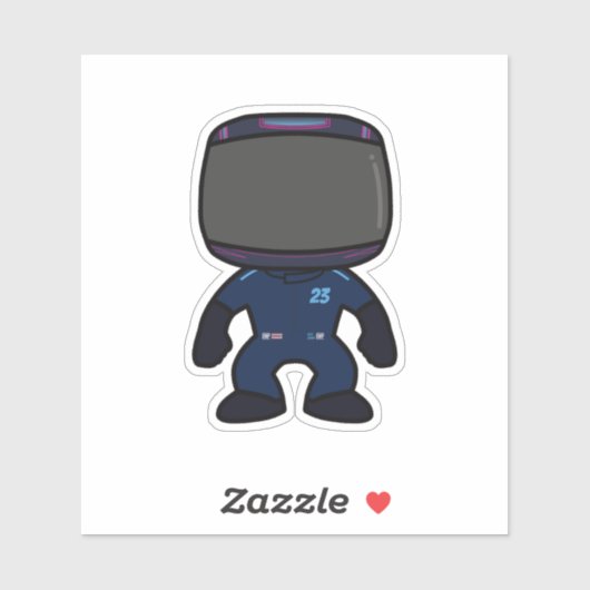 Alex Albon Custom Mini Abbildung: F1 2023 Saison Aufkleber (Blatt)