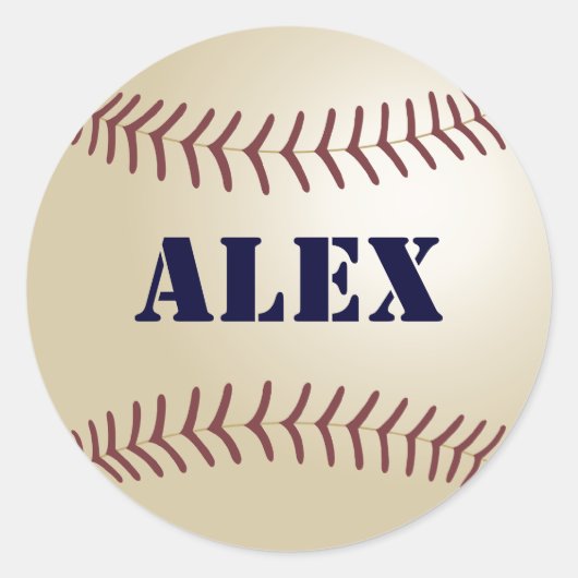 Alex Baseball Sticker / Siegel (Vorderseite)