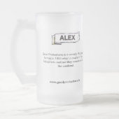 Alex GP-Kollektor-Schale Mattglas Bierglas (Links)