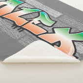 ALEX Ihr Name Graffiti Brick Wall Paint Spritzer Sherpadecke (3/4)