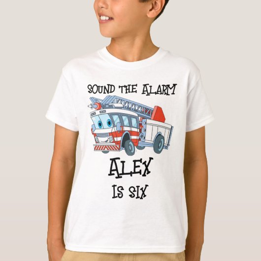 Alex ist sechs T-Shirt (Vorderseite)