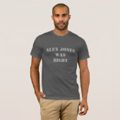 Alex Jones war rechter T - Shirt (Vorne ganz)