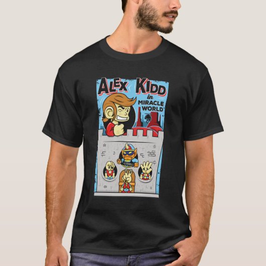Alex Kidd in Miracle World Classic T-Shirt (Vorderseite)