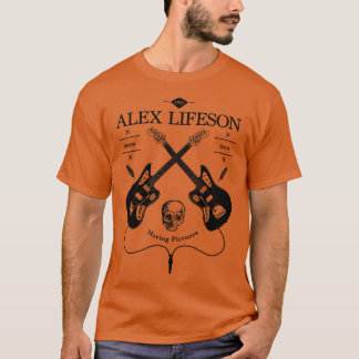 Alex Lifeson Guitar Vintages Logo T-Shirt