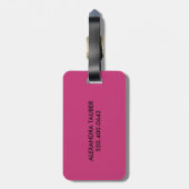 Alex Luggage Tag Gepäckanhänger (Rückseite vertikal)